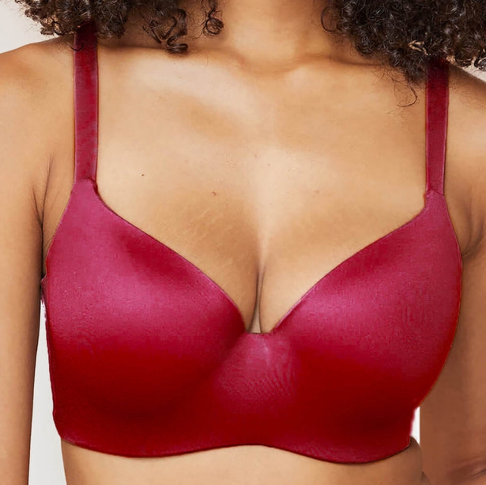 Memory Blessed Full Coverage D+ Bra in Scooter Red